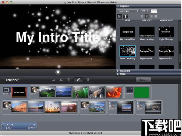 iSkysoft Slideshow Maker下载,幻灯片,视频制作