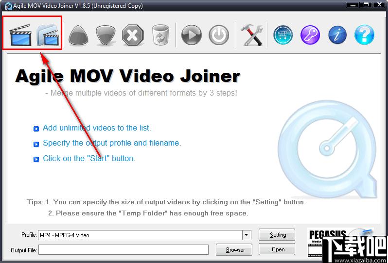 Agile MOV Video Joiner下载,视频合并